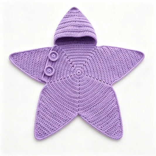 Star Baby Cute Cartoon Rompers Hand Crocheted Yarn Knitted Starfish Jumpsuit Baby Clothes 2026 Spring Autumn New